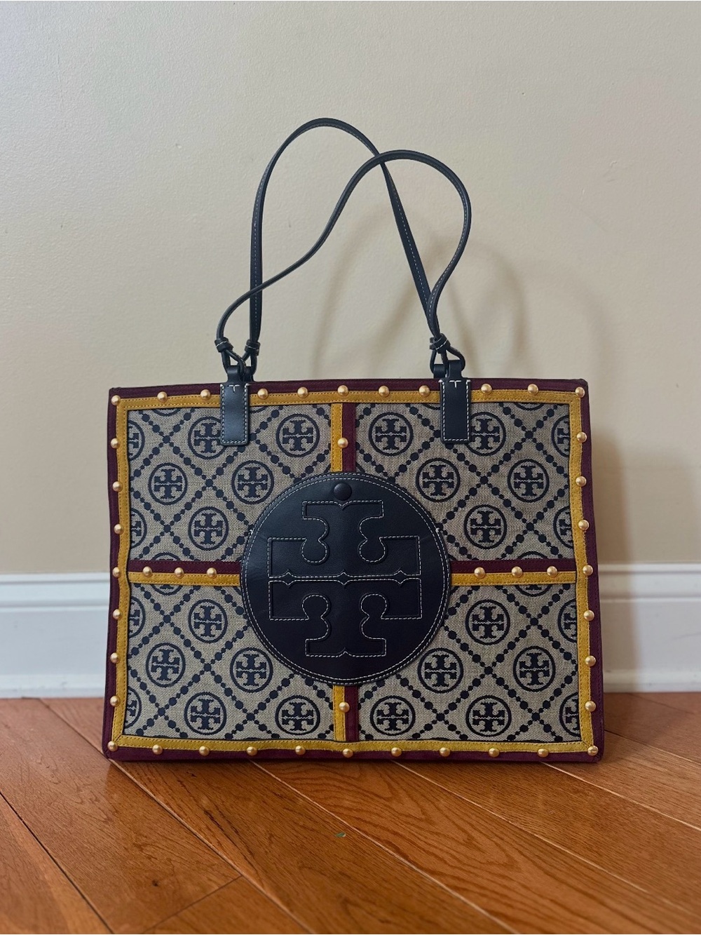 Tory Burch Discontinued Monogram Tote Bag